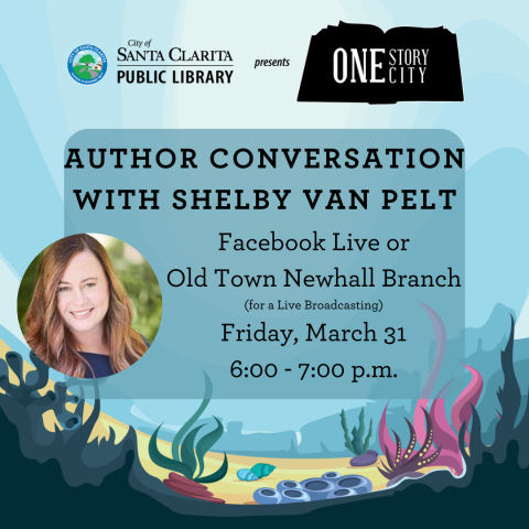 author conversation with shelby van pelt on friday march 31 on facebook live