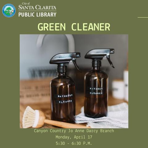 Cover of Green Cleaner