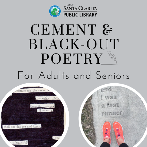 Cement and Black Out Poetry