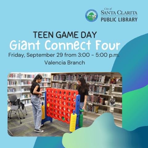 Teen Game Day: Giant Connect Four