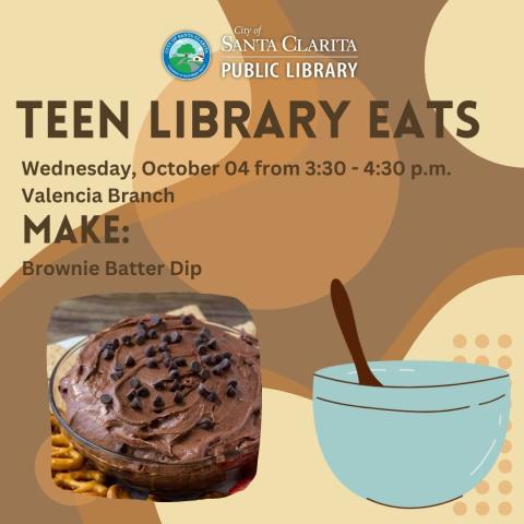 Teen Library Eats: Brownie Batter Dip