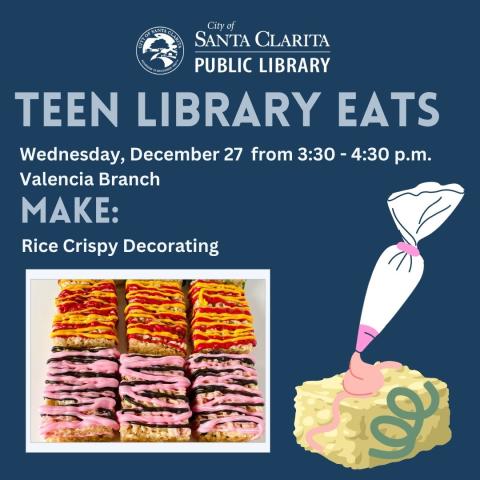 Teen Library Eats: Rice Crispy Decorating
