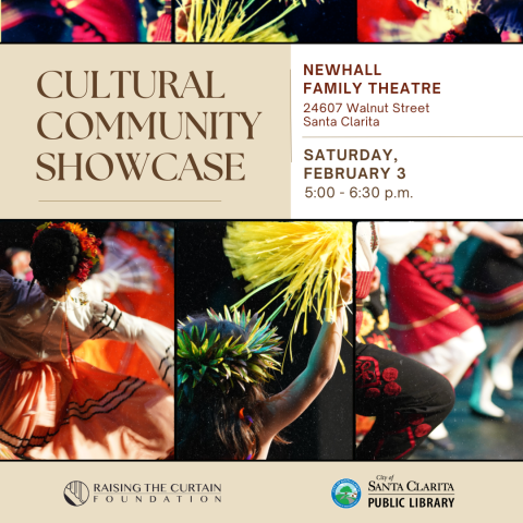 Showcase flyer showing diverse dancers