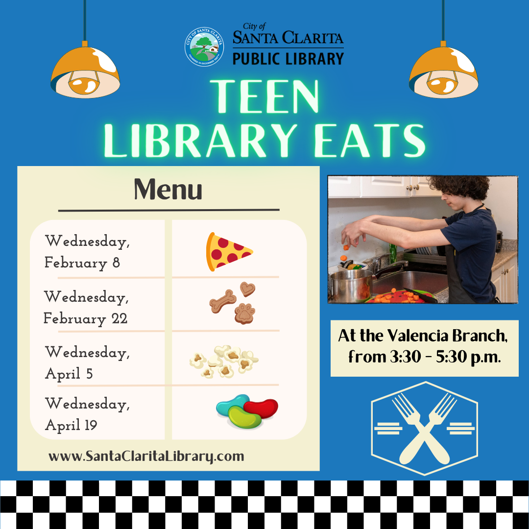 Teen Library Eats Schedule