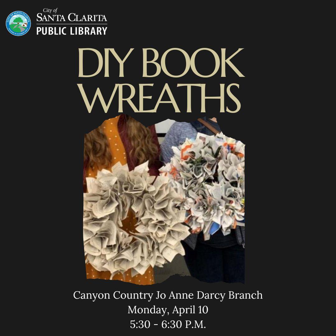 Cover for DIY Book Wreaths