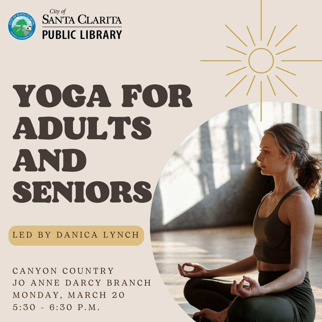 Cover for Yoga for Adults and Seniors