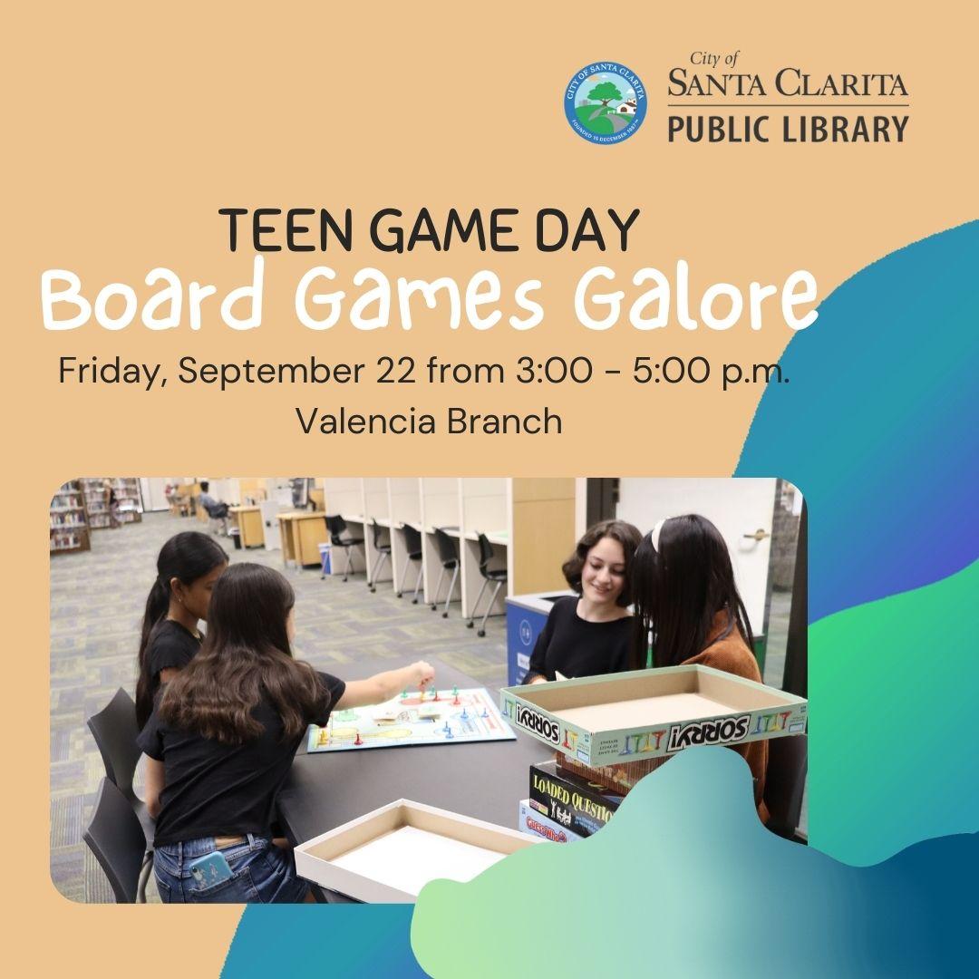 Teen Game Day: Board Games