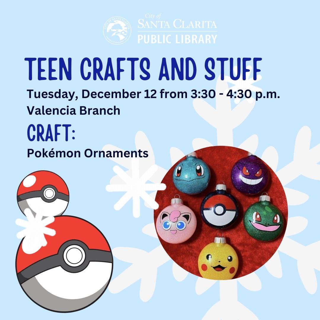 Teen Crafts & Stuff: Pokemon Ornaments