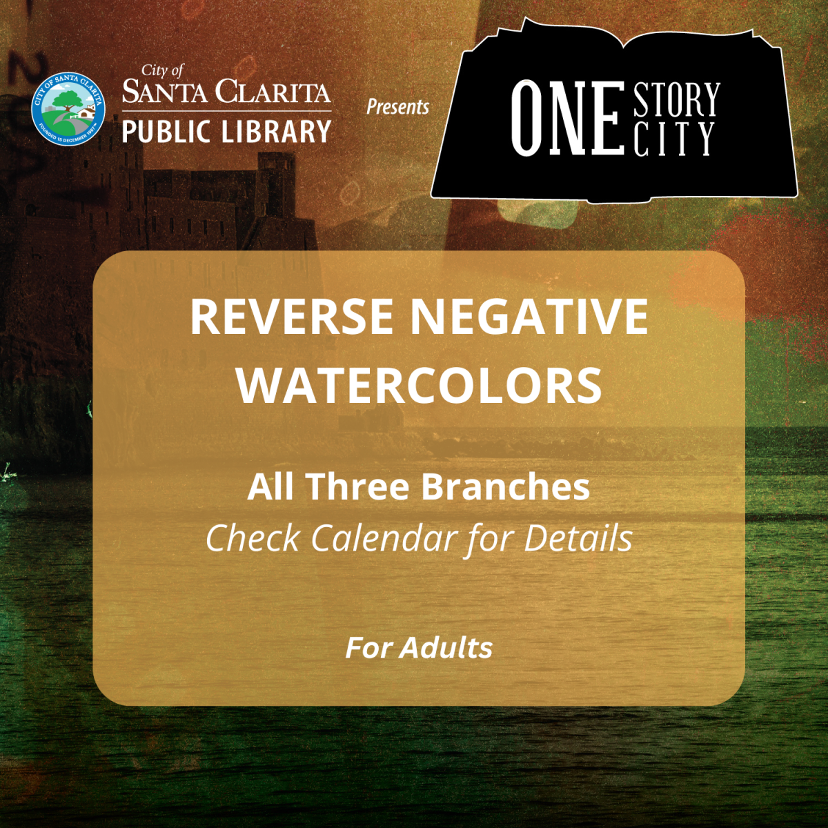 Reverse Negative Watercolors