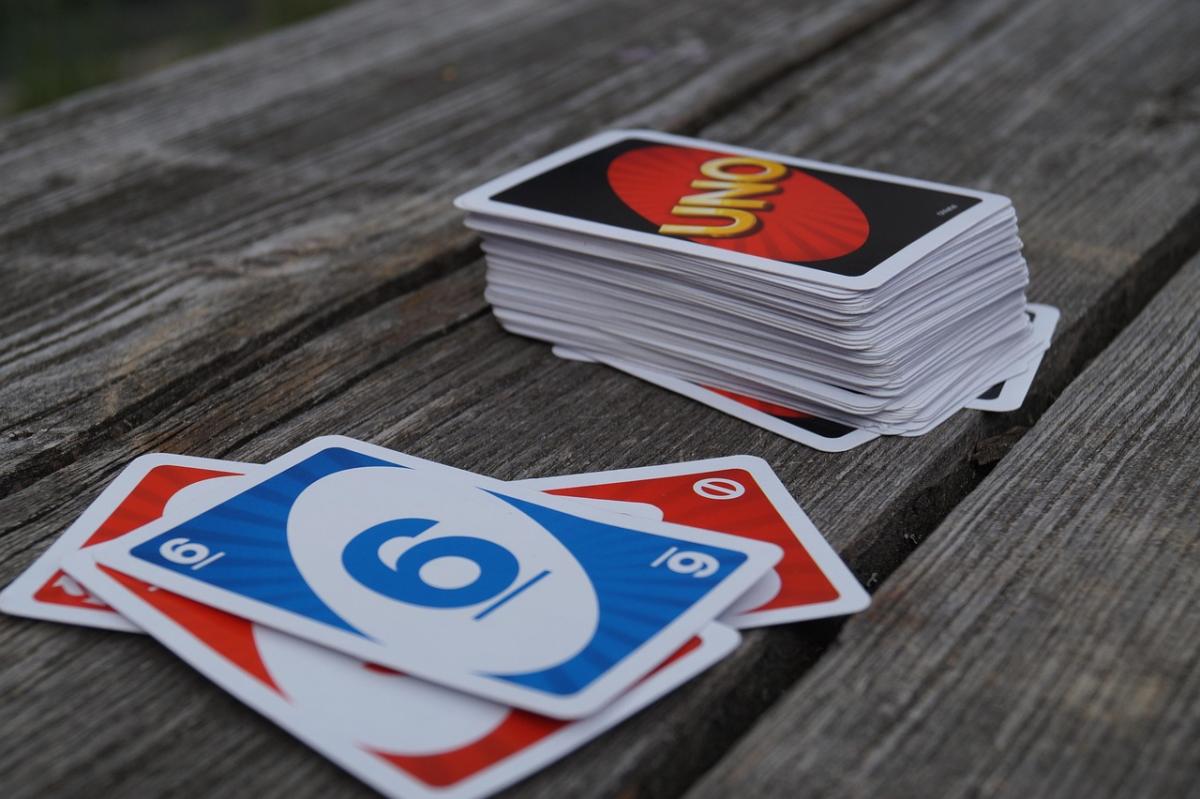a deck of Uno cards 